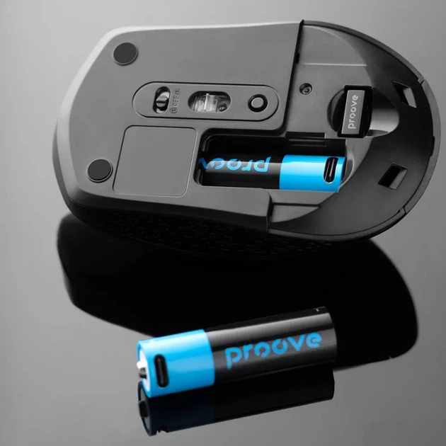 Аккумуляторные батарейки Proove Compact Energy AA 2 шт black (RBCE26010008) - изображение 12