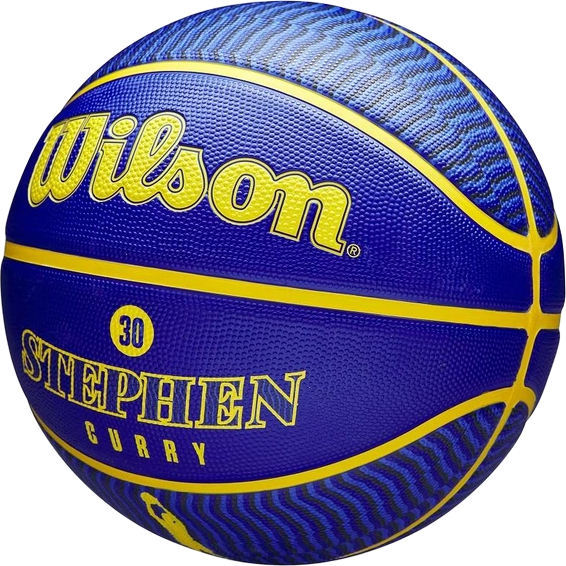 Мяч баскетбольный Wilson NBA Player Icon Outdoor BSKT Curry Size 7 (WZ4006101XB7) - Фото 5 Мяч баскетбольный Wilson NBA Player Icon Outdoor BSKT Curry Size 7 (WZ4006101XB7) - изображение 5