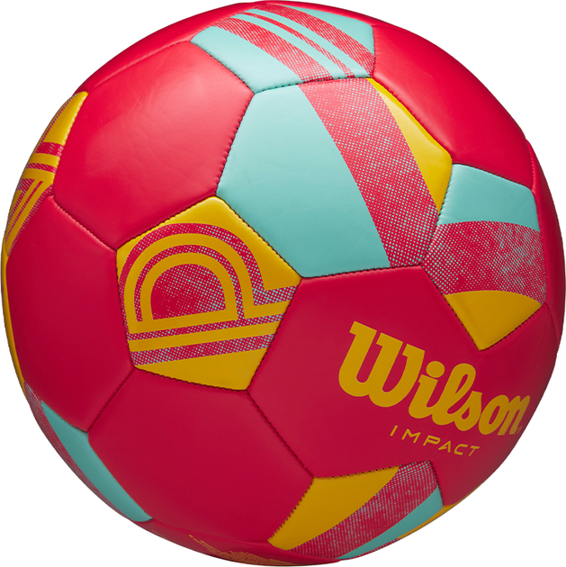 Мяч футбольный Wilson Impact SB Red/Yellow/Blue Size 5 (WS3005002XB05) - изображение 5