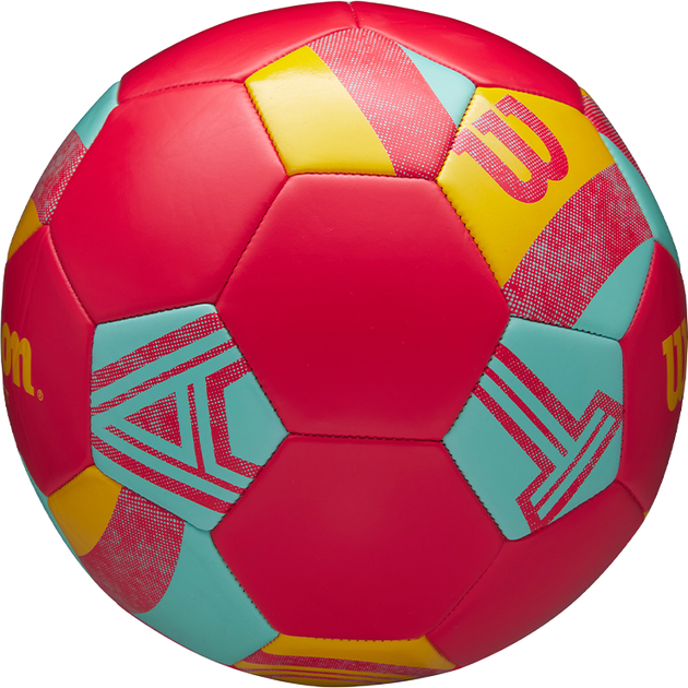 Мяч футбольный Wilson Impact SB Red/Yellow/Blue Size 5 (WS3005002XB05) - изображение 6