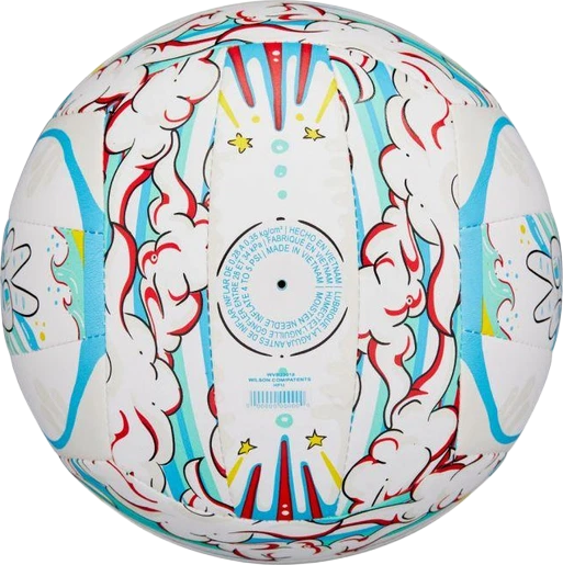 М'яч волейбольний Wilson Graffiti Peace VB White/Blue OF (WV4008302XBOF) - зображення 3