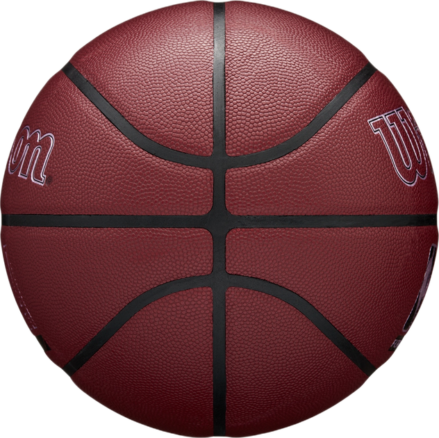 Мяч баскетбольный Wilson NBA Forge Plus BSKT Maroon Size 7 (WZ2016802XB7) - изображение 3