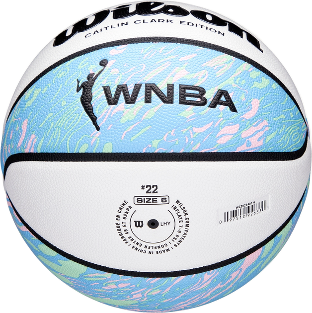 Мяч баскетбольный Wilson CC x WNBA Oasis BSKT Size 6 (WZ2026401XB6) - изображение 2