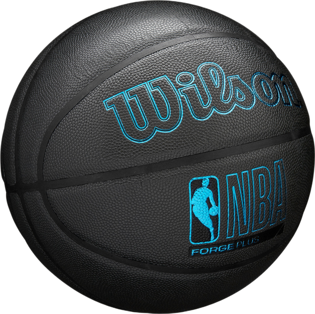 Мяч баскетбольный Wilson NBA Forge Plus Charcoal Size 7 (WZ2016803XB7) - Фото 5 Мяч баскетбольный Wilson NBA Forge Plus Charcoal Size 7 (WZ2016803XB7) - изображение 5