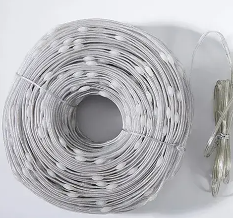 Уличная светодиодная гирлянда Капли Росы, 100 LED, 10 м, 8 режимов свечения, силиконовый провод, теплый белый свет - Фото 3 Уличная светодиодная гирлянда Капли Росы, 100 LED, 10 м, 8 режимов свечения, силиконовый провод, теплый белый свет - изображение 3