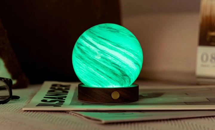 Світильник на акумуляторі Gingko AstraGlass Light MINI, полярна хмара, 8 режимів освітлення | G050M-PC - изображение 4