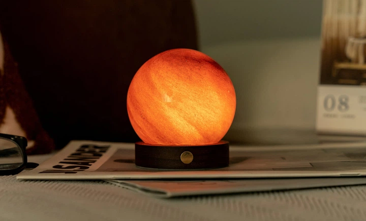 Світильник на акумуляторі Gingko AstraGlass Light MINI, піщана буря, 8 режимів освітлення | G050M-SS - Фото 8 Світильник на акумуляторі Gingko AstraGlass Light MINI, піщана буря, 8 режимів освітлення | G050M-SS - изображение 8