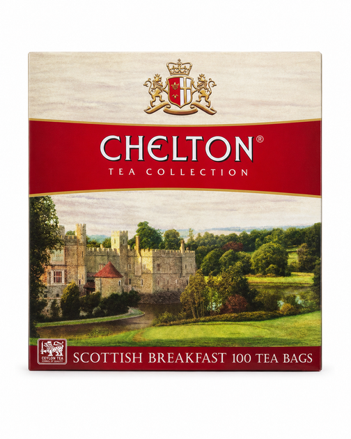 Чай Chelton Scottish Breakfast 100 Tea Bags чорний, 100 пакетиків - Фото 1 Чай Chelton Scottish Breakfast 100 Tea Bags чорний, 100 пакетиків - зображення 1