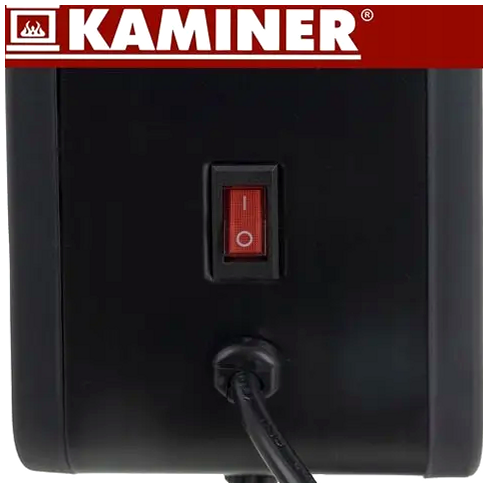 Електричний обігрівач конвекторний 2300 Вт для дому з пультом і WiFi чорний Kaminer SE0728 - зображення 4