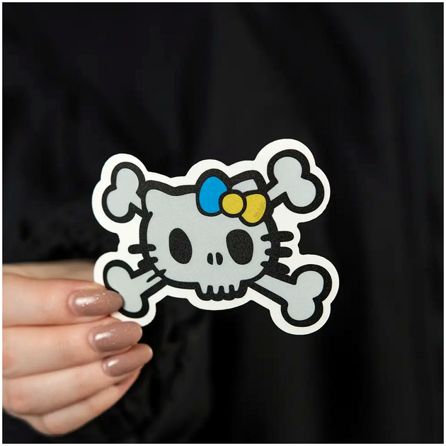 Водонепроницаемая наклейка стикер Hello Kitty для телефона 7.6х5.6 см белый M-Tac SE0521 - Фото 2 Водонепроницаемая наклейка стикер Hello Kitty для телефона 7.6х5.6 см белый M-Tac SE0521 - изображение 2