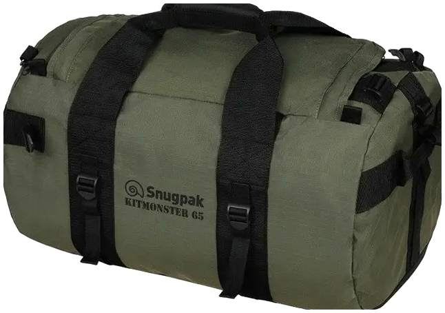 Транспортна сумка 65 літрів із кишенями для подорожей оливковий нейлон Snugpak SE1438 - Фото 1 Транспортна сумка 65 літрів із кишенями для подорожей оливковий нейлон Snugpak SE1438 - зображення 1