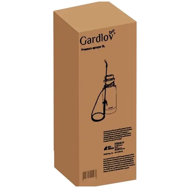 Садовий обприскувач ручний 8 л шланг 140 см для саду салатовий Gardlov SE0996 - зображення 7