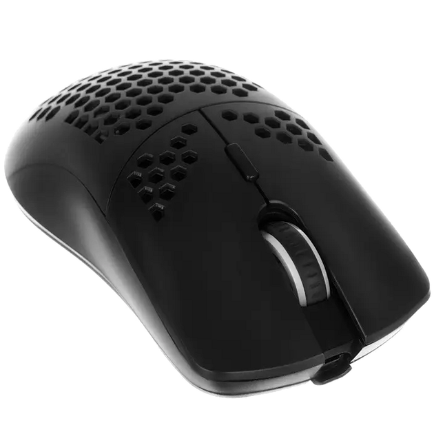 Беспроводная игровая мышь с RGB подсветкой 6 кнопок 2400 DPI для игр и работы черный Dunmoon SE0701 - изображение 3