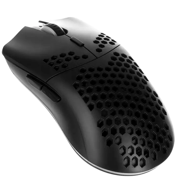 Беспроводная игровая мышь с RGB подсветкой 6 кнопок 2400 DPI для игр и работы черный Dunmoon SE0701 - изображение 4