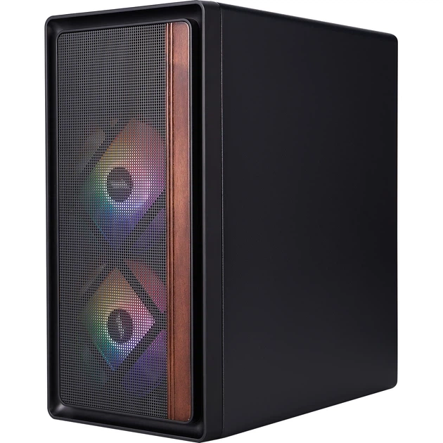 Корпус 1stPlayer WD1-BK-3F1 Black с 3 RGB вентиляторами - Фото 3 Корпус 1stPlayer WD1-BK-3F1 Black с 3 RGB вентиляторами - изображение 3