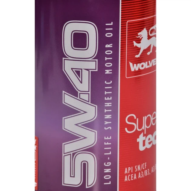 Олива моторна Wolver SuperTec 5W-40 (1л.) - изображение 2