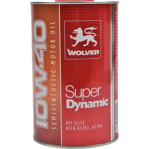 Олива моторна Wolver Super Dynamic 10W-40 (1л.) - Фото 1 Олива моторна Wolver Super Dynamic 10W-40 (1л.) - изображение 1