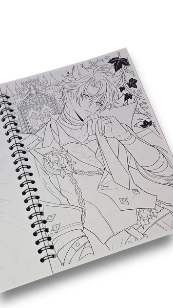 Розмальовка аніме Геншин імпакт/Genshin Impact - Фото 3 Розмальовка аніме Геншин імпакт/Genshin Impact - изображение 3