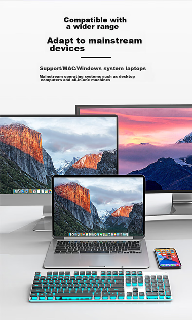 Клавиатура проводная EWEADN GX710S USB EN Black - Фото 6 Клавиатура проводная EWEADN GX710S USB EN Black - изображение 6