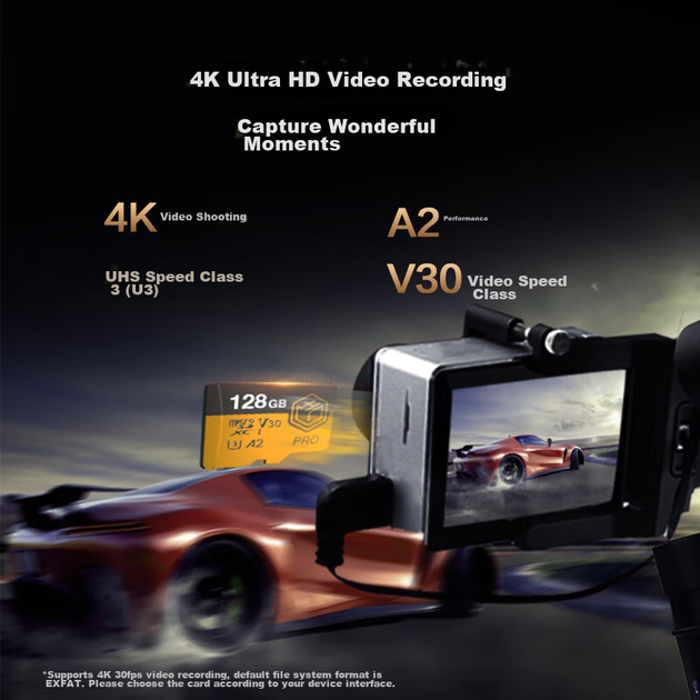 Карта памяти JD Pro Series microSDXC 256GB UHS-I U3 V30 A2 (JZ-MicroSD JBPro) - Фото 4 Карта памяти JD Pro Series microSDXC 256GB UHS-I U3 V30 A2 (JZ-MicroSD JBPro) - изображение 4