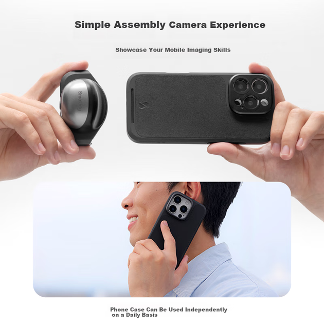 SmallRig 4988, подходит для комплекта камеры iPhone 16 Pro, расширительная рама для клетки Apple Rabbit Cage, ручная рукоятка для фотосъемки, аксессуары для съемки, вспомогательное устройство для камеры. - Фото 6 SmallRig 4988, подходит для комплекта камеры iPhone 16 Pro, расширительная рама для клетки Apple Rabbit Cage, ручная рукоятка для фотосъемки, аксессуары для съемки, вспомогательное устройство для камеры. - изображение 6