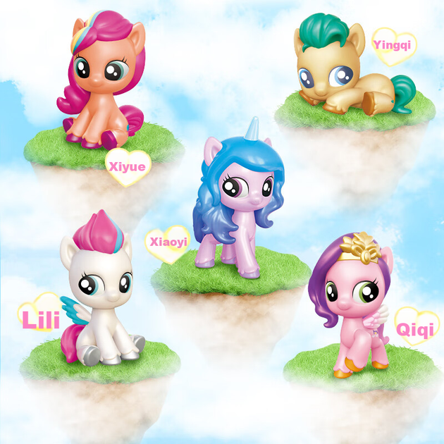 Аксесуари для іграшок MY LITTLE PONY Чарівний автобус Великий набір, іграшки для гри в ролики, світяться, трансформуючись, подарунок на день народження для дівчаток у рік коня - зображення 8