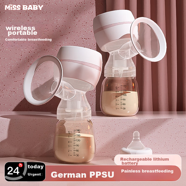 Електричний молоковідсмоктувач Missbaby, повністю автоматичний, портативний універсальний молоковідсмоктувач, висока потужність всмоктування, молоковідсмоктувач - Фото 4 Електричний молоковідсмоктувач Missbaby, повністю автоматичний, портативний універсальний молоковідсмоктувач, висока потужність всмоктування, молоковідсмоктувач - изображение 4