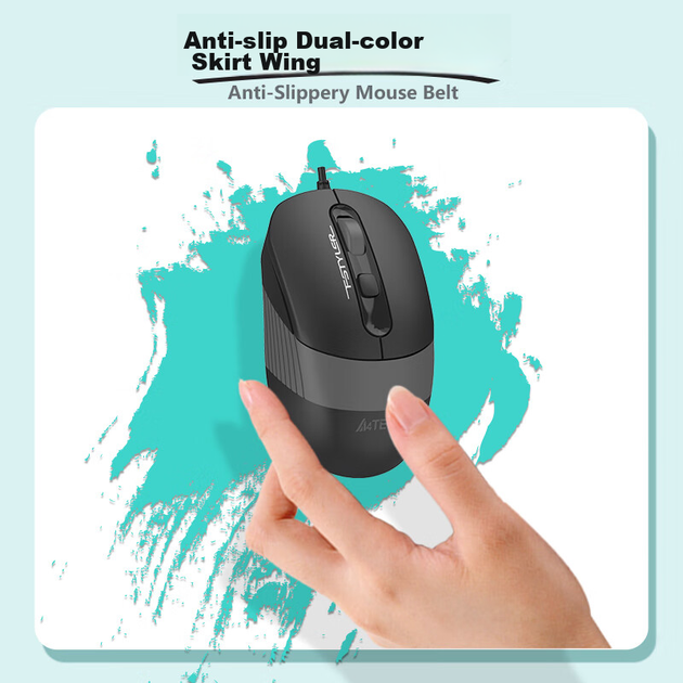 Комплект дротовий A4Tech F1010Q USB Grey - зображення 9