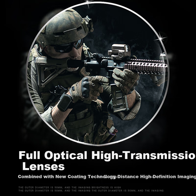 Бинокль Leaysoo Xinma High-Definition 12X50 с большой апертурой и профессиональным ночным видением Paul Military для условий низкой освещенности, с адаптером для смартфона. - Фото 10 Бинокль Leaysoo Xinma High-Definition 12X50 с большой апертурой и профессиональным ночным видением Paul Military для условий низкой освещенности, с адаптером для смартфона. - изображение 10