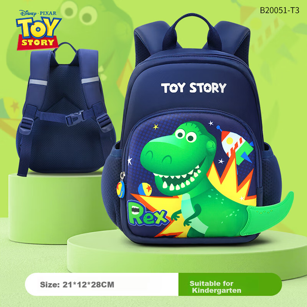 Детский рюкзак Disney для детей 3-6 лет, легкий, дышащий, вместительный для прогулок на природе, симпатичная маленькая детская сумка, простой стиль с динозаврами. - изображение 5