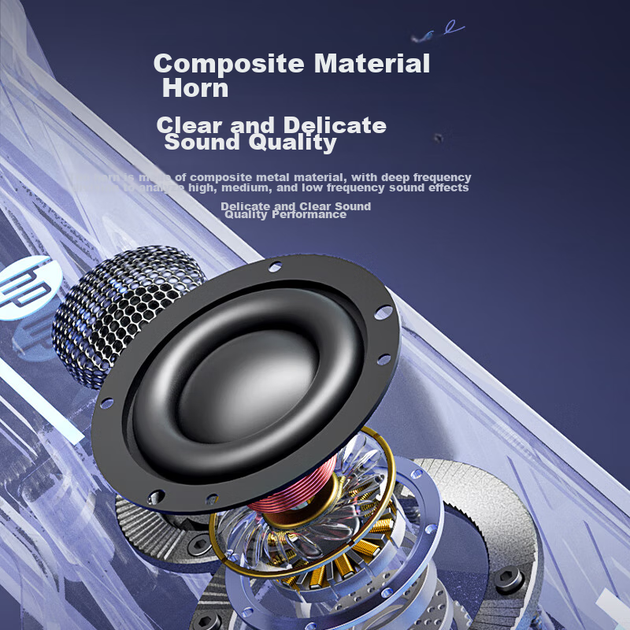 Колонка HP DHE-6002GTX Bluetooth настільна сабвуфер - зображення 7