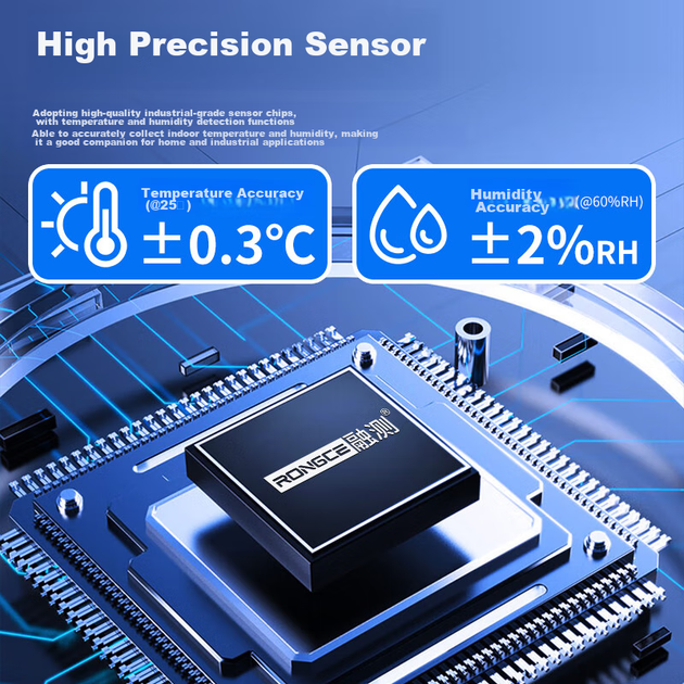 Термогигрометр Rongce RC835 промышленный высокоточный с датчиком - изображение 6