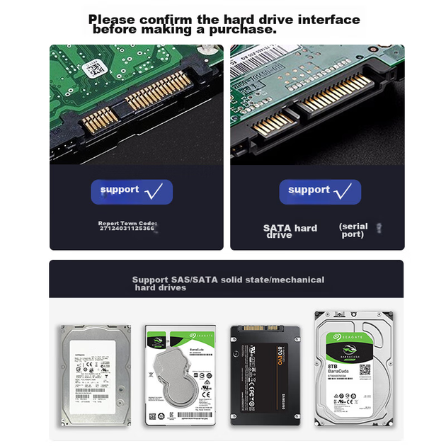 Док-станция AOKO AU3SSL SAS для HDD 2.5/3.5", SAS/SATA в USB 3.0 - Фото 6 Док-станция AOKO AU3SSL SAS для HDD 2.5/3.5", SAS/SATA в USB 3.0 - изображение 6