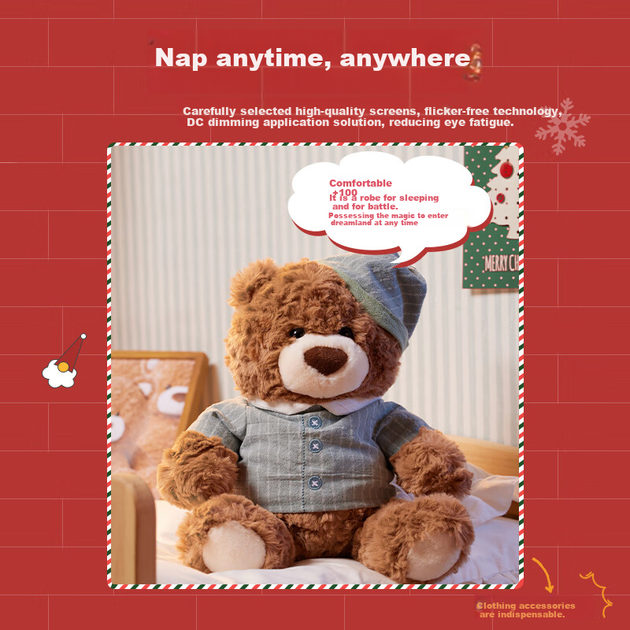 Игрушка мягкая MINISO мишка плюшевый подушка - Фото 4 Игрушка мягкая MINISO мишка плюшевый подушка - изображение 4