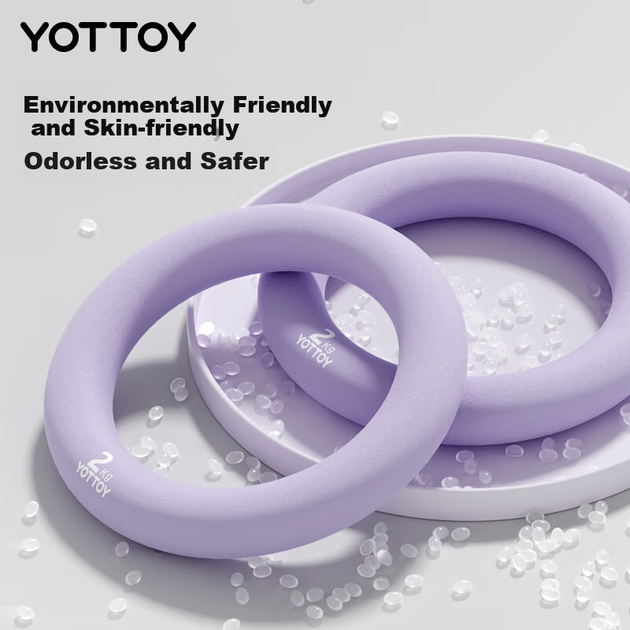 Круглая гантель Yottoy для мужчин и женщин, для домашнего фитнеса, формирователь фигуры, из чистого железа с пластиковым покрытием, 4 кг, цвет «Смог-синий». - изображение 10
