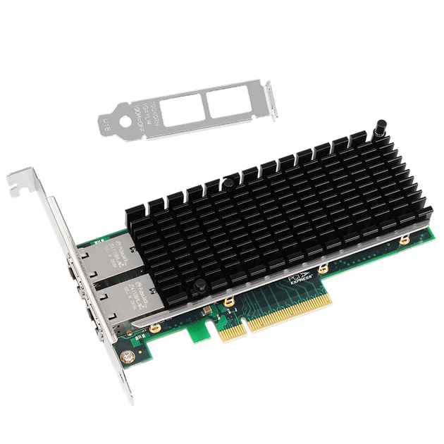 Серверная сетевая карта MOGE PCIE X8 10G с двумя портами, Intel X540-T2 Link Aggregation Virtual Chip High-Speed Dual-Port 10G Ethernet Card MC2267 - изображение 9