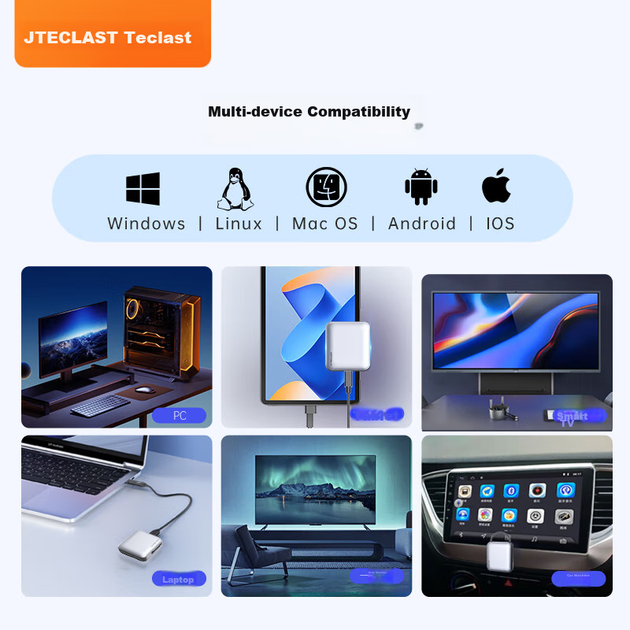SSD диск Teclast S50 1TB Type-C (TB1TBS50) External Grey - изображение 4