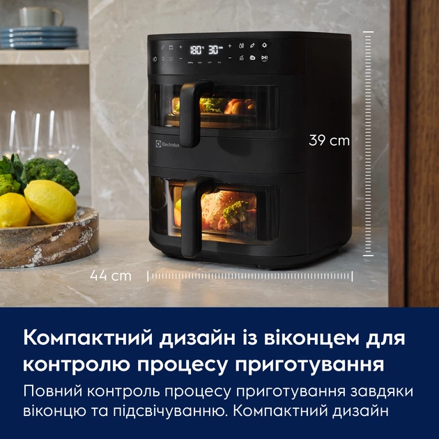 Мультипіч Electrolux EAFD11B 5 л 2700 Вт Чорний - зображення 13