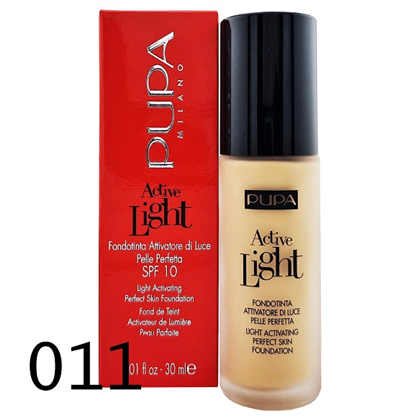 Тональний крем Pupa Active Light SPF10 011 - Light Beige 30 мл - зображення 5
