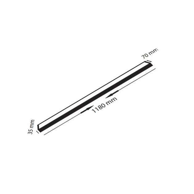 Світлодіодна люстра FORTIS-40 3CCT 40W чорна - зображення 2