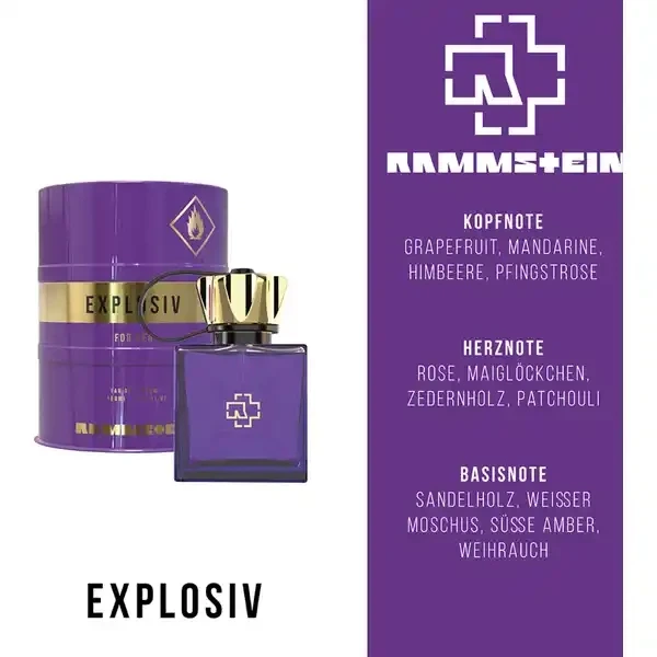 Парфуми Rammstein Explosiv for Her Eau de Parfum 100 ml - Фото 2 Парфуми Rammstein Explosiv for Her Eau de Parfum 100 ml - зображення 2
