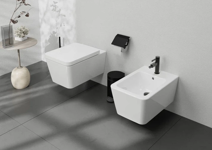 Змішувач hansgrohe Finoris для біде зі зливним набором, чорний матовий хром 76200340 - изображение 2
