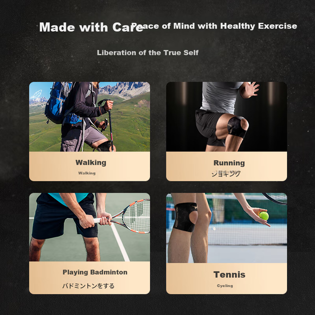 Наколенник Mizuno Sports для лечения травм мениска, поддержка колена при синовите, для походов, бега, поддержка и защита связок при растяжении. - зображення 7