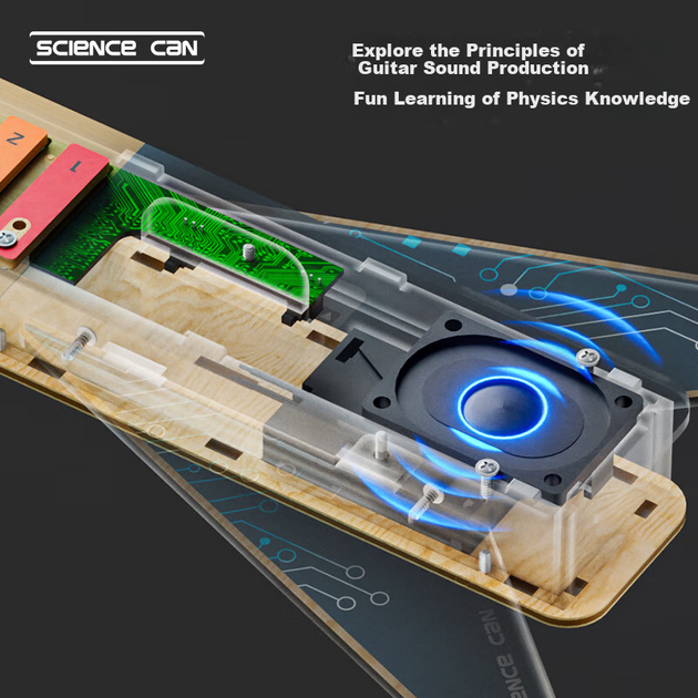 Набор Science Can «Электрогитара» для сборки для детей 3-8 лет - изображение 6