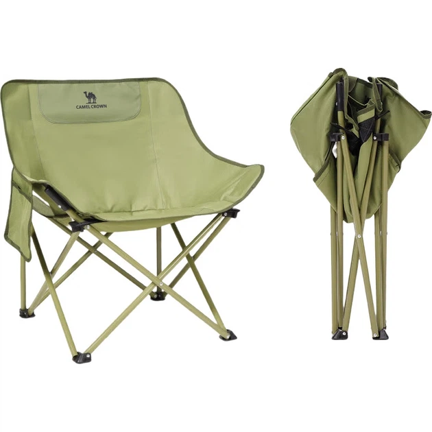 Складной походный стул CAMEL Outdoor Refined с подлокотником, спинкой, для рыбалки, шезлонг, кресло-луна 1J32265970D - зображення 3