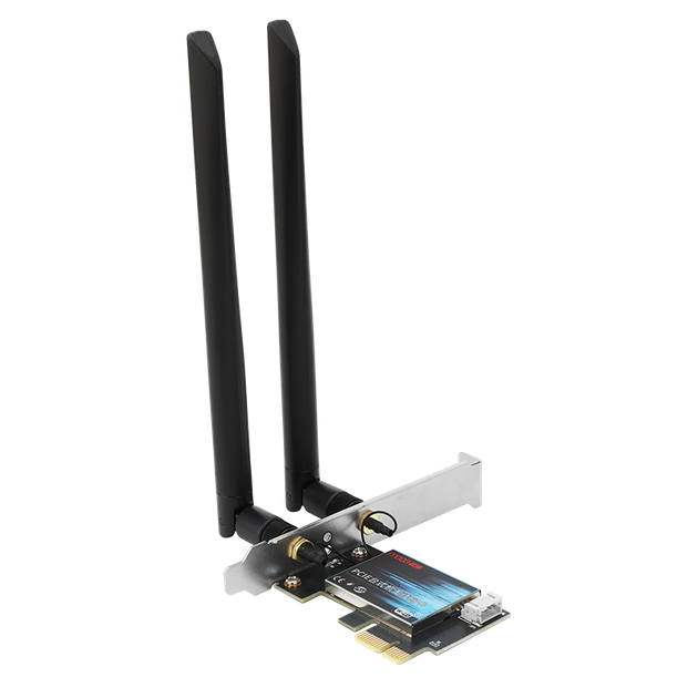MOGE Intel AC7265 Чіп Gigabit Ethernet карта WiFi 5 PCI-E настільний комп'ютер вбудована мережева карта дводіапазонна 1200M Bluetooth 4.2 бездротова мережева карта Intel MC2244 - Фото 4 MOGE Intel AC7265 Чіп Gigabit Ethernet карта WiFi 5 PCI-E настільний комп'ютер вбудована мережева карта дводіапазонна 1200M Bluetooth 4.2 бездротова мережева карта Intel MC2244 - изображение 4