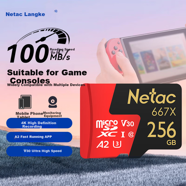 Карта памяти Netac Ultra Premium PRO Edition microSDXC 256GB UHS-I U3 V30 A2 - изображение 3