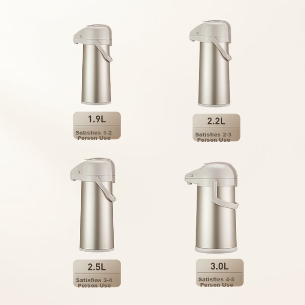 Термос Joyoung Pressure Insulated Thermos об'ємом 2,5 л, призначений для використання як термопляшка або термос для дому. - зображення 8