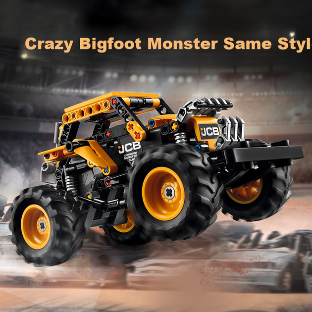LEGO Technic 42199 Машинка-монстр, іграшка для хлопчиків та дівчаток, подарунок до Дня захисту дітей, декоративний елемент для демонстрації - изображение 4
