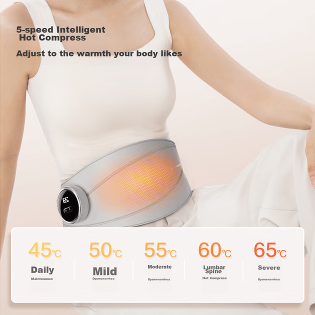 Пояс для согревания матки JD Original Cloud Hug Warm Uterus Waist Belt Pro, для облегчения менструальных болей, горячий компресс, подарок на день рождения для женщин. - изображение 3